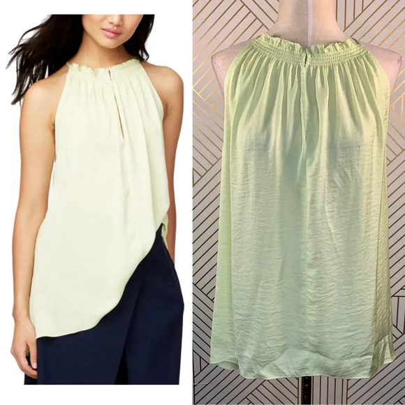 Rachel Roy Melinda Smocked‎ Asymmetrical Blouse - Picture 1 of 11